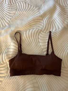 CRZ YOGA Brown Sports Bra